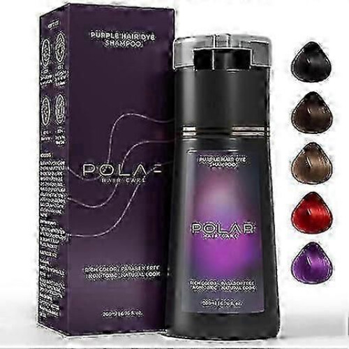 (purple) Σαμπουάν βαφής μαλλιών, σαμπουάν βαφής μαλλιών Polar, σαμ