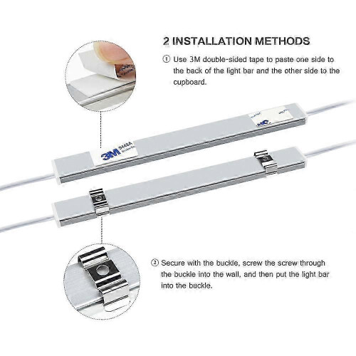 (6W-40cm, warm white) Φωτιστικό LED 50CM /40CM /30CM 12V με αισθητήρα χειρός για εσωτερι