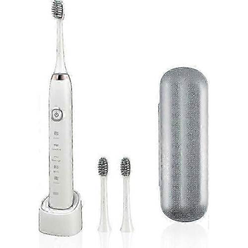 (S100 Black 8 Heads) Sarmocare S100 Sonic Ηλεκτρική Οδοντόβουρτσα USB Επαναφορτιζόμενη