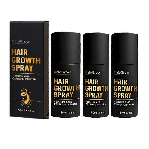 (3pcs) 3 τεμάχια 50ml HaloGrow Hair Grow Σπρέι για Μείωση της Τριχόπτωσης