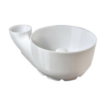 (White) Cesta limpiadora de frutas con colador de drenaje rápido, ligera, para uso doméstico y exterior, de