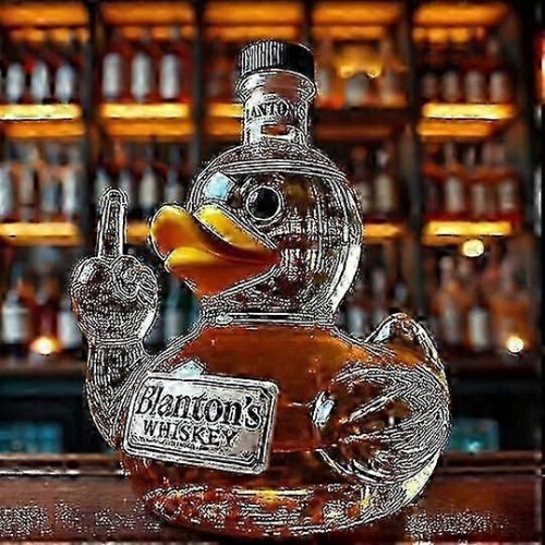 (Duck C) Suitable For 350ml Whiskey Decanter Bald Eagle, Dachshund, Owl, Shaped Bottle, Eagle Shaped |