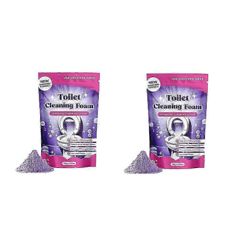 (2Bags) Καθαριστικό τουαλέτας, Αφρός Fizzclean άμεσης δράσης για α