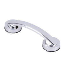 (Silver) Shower Grab Bar with Anti-slip Grip Safety Hand Rail Bath Suction Grab Bars