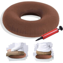 (Coffee) Donut Cushion Prostate Seat Doughnuts, Portable Donut Cushion for Pressure Relief, Pressure Cushion