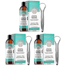 (3pcs) Cocomint Oil Pulling Munskölj Uppnå långvarig fräsch andedräkt för morgonen