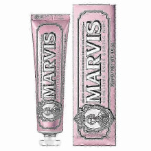 (pink) 25-26 85 ml Pasta do zębów o zapachu włoskiej mięty, Extra White, Odświeżacz oddechu, Wybielająca pasta