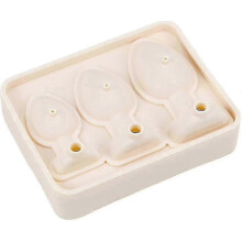 (Beige) Silicone mold for DIY prank butt plug shaped ice cubes trays