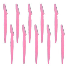 (10 pcs, Pink) Jikaix 5/10 kpl kulmakarvahöylä suojakannella monikäyttöinen kasvojenkuorintatyökalu naisille