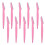 (10 pcs, Pink) Ξυράφι φρυδιών Jikaix 5/10 τεμαχίων με προστατευτικό κάλυμμα πο 1