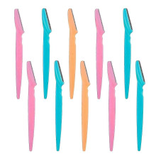 (10 pcs, Mix Color) Jikaix 5/10 kpl kulmakarvahöylä suojakannella monikäyttöinen kasvojenkuorintatyökalu naisille