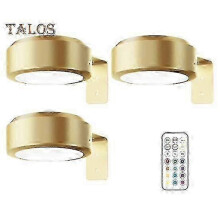 (3pcs, golden) 25-26 Luce per quadri con telecomando 100 lumen Alta luminosità Dimmerazione continua 3 modalità di