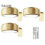 (3pcs, golden) Φωτιστικό εικόνας 25-26 με τηλεχειριστήριο, 100 Lumen, υψηλή φω 1