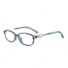 (200 Degree, Blue) Unisex leesbril met anti-blauwlichtfilter, optische lenzen, sterkte +100 tot +400 graden.