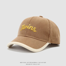 (Style L)Kids Baseball Hat Adjustable Fit Breathable Corduroy Material Fall Play Outdoor