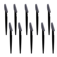 (10 pcs, Black) Jikaix 5/10 kpl kulmakarvahöylä suojakannella monikäyttöinen kasvojenkuorintatyökalu naisille