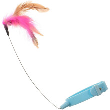 ULTECHNOVO Brinquedo para Gatos com Campainha e Coleira de Silicone, Interativo para Exercício