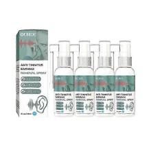 (4PCS) 1-5x Spray do usuwania woskowiny usznej przeciw szumom usznym Naturalne leczenie szumów usznych w przypadku