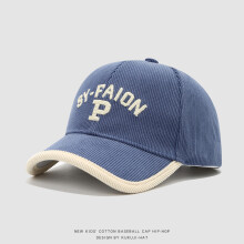 (Style I)Kids Baseball Hat Adjustable Fit Breathable Corduroy Material Fall Play Outdoor