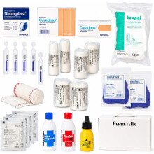 FERRETELIX, Kit de Reposição para Botiquim de Primeiros Socorros, Material Sanitário para Empresa, Escritório, Casa e Carro
