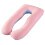 (80x140cm, Pink Blue) Βαμβακερή μαξιλαροθήκη για μαξιλάρι εγκυμοσύνης σε σχή 1