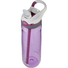 (Tritan Recycled Plastic, Radiant Orchid) Borraccia Ashland con chiusura automatica e cannuccia ribaltabile | Grande borraccia da 720 ml senza