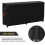 (96x24x42inch, 600D) Κάλυμμα ραφιού καυσόξυλων, αδιάβροχο κάλυμμα ραφιού κορ 4