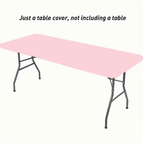 (243x76cm, pink) Πλενόμενο πτυσσόμενο προστατευτικό πανιού τραπεζιού πικνί