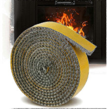 (3mm x 20mm x 3m) Kit di guarnizioni autoadesive in fibra di vetro per stufe a legna, ermetiche, per porte di forni, caminetti