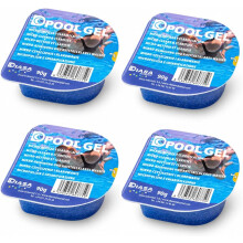 Dpool Gel, conjunto de 4 clarificantes e floculantes em gel monodosis de 90 g, para água de piscina cristalina