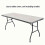 (243x76cm, grey) Πλενόμενο πτυσσόμενο προστατευτικό υφάσματος τραπεζιο 1