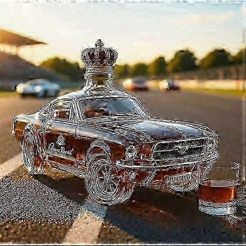 (Sports Car B) Κατάλληλο για καράφα ουίσκι 350ml φαλακρός αετός, είδος γ