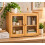 Bamboo Bread Bin Box Kitchen Countertop Storage 7