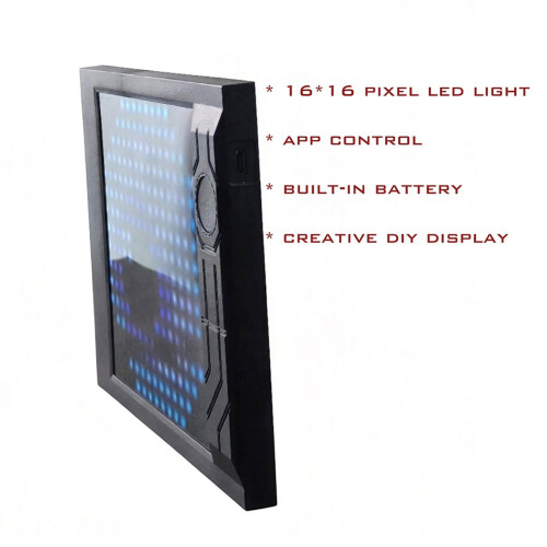 For Steam Machine Game Console Magnetic Faceplate Replacement Pixel Display Screen Panel Front Cover Accessory