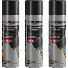 ProFusion Limpador de Contactos Eletrónicos, conjunto de 3, 250 ml, remove óleo e gordura