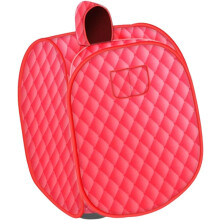 Sauna portátil para uma pessoa, para spa em casa, vermelho