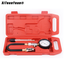 Motorcompressietester, professionele cilinderdrukmanometer, 0-300 PSI, voor benzinemotoren van auto en motorfiets