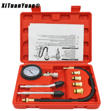 Professionele motorcompressietester, manometer voor cilinderdruk, 0-300 PSI, set van 2 drukbuizen voor auto en motor