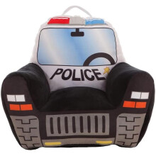 Creaciones Llopis Cadeira Infantil de Veículo Polícia Preto, 52 x 48 x 51 cm, para crianças a partir de 18 meses