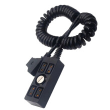 Kameror D-TAP Till 4D-Tap Kameraströmförsörjning Trevägssplitter D-TAP-Fördelare Dtap-Splitter 1/4-Skruv