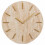30cm Wall Clock in Travertine Effect w/ Gold Hands 1