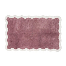 Luxury Scalloped Bath Mat - 50 x 80 cm
