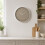 Beige Wall Clock w/ White Aluminium Rim 2