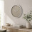Beige Wall Clock w/ White Aluminium Rim 3