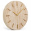 30cm Wall Clock in Travertine Effect w/ Gold Hands 7