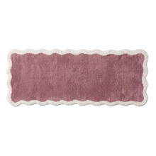 Scalloped Bath Mat Runner 100% Cotton, 40 x 100 cm