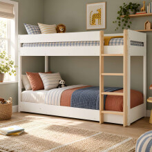Noa & Nani Josie Kids Bunk Bed in White & Pine