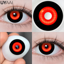 UYAAI lote de 2 lentes de contacto de colores para cosplay y Halloween