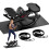 U Shaped Stepper With Resistance Bands LCD Display 130kg 1