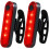 2pcs USB Rechargeable Bike Tail Light LED Waterproof Bicycle Rear Light 1